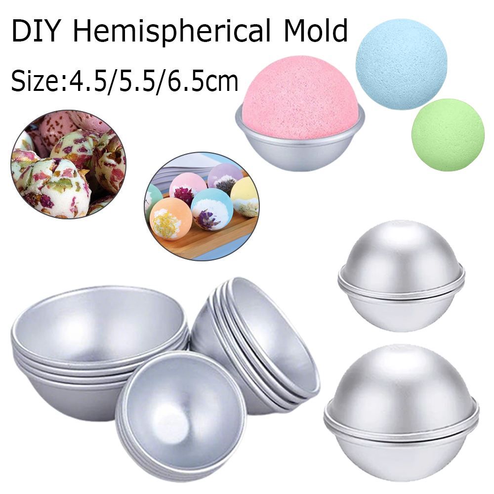 Soap Making Book For Beginners - 6-24個入り球形バスモールド、DIY石鹸作りキット、バス＆ボディクラフト用丸型ボールモールド、家の装飾ツール