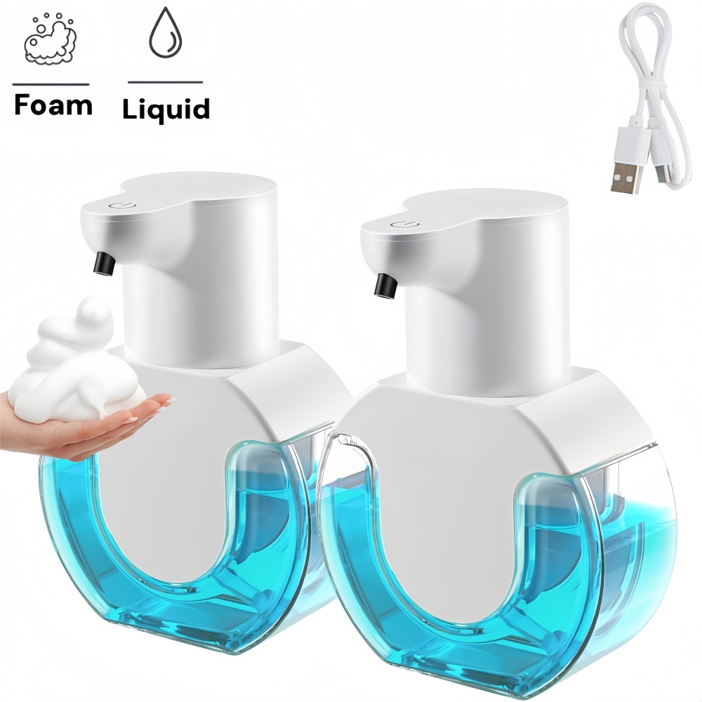 Soap Making Machine - 自動ソープディスペンサー 赤外線センサー 泡ハンドサニタイザー USB充電式 泡ハンドソープディスペンサー 浴室用
