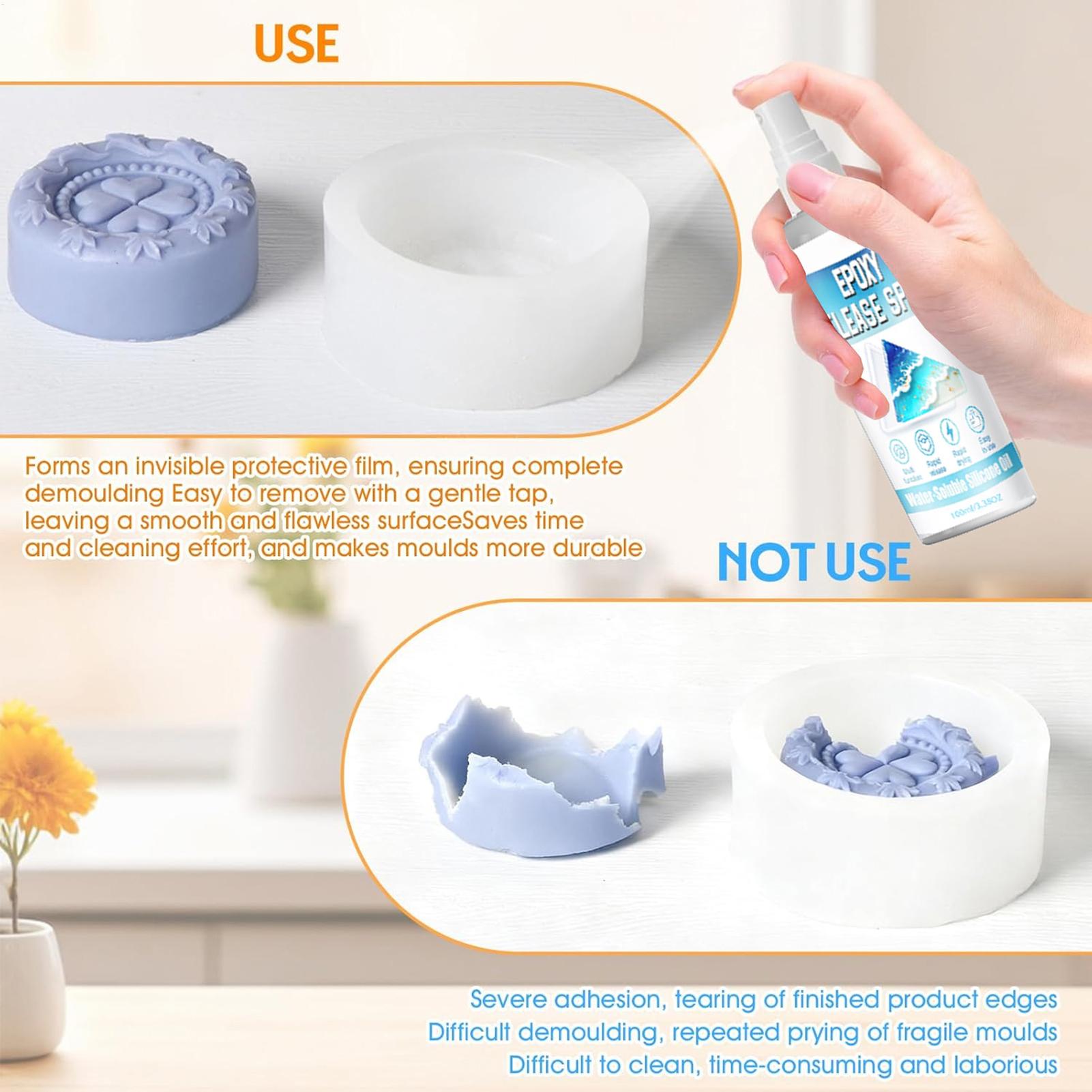 シリコンリリーススプレー エポキシリリーススプレー 強力な型 - Soap Making Ideas のレビューと価格