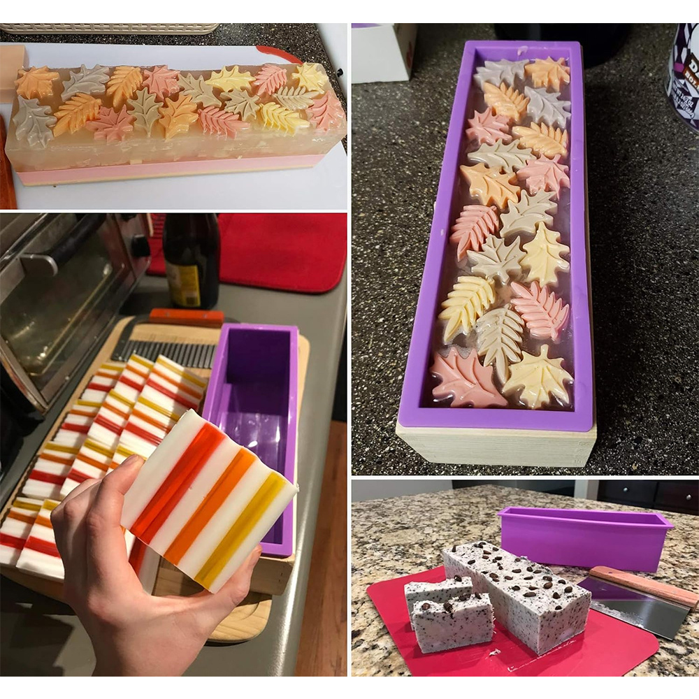 DIY 手作り石鹸作りキット 竹製カッティングボックスとシリ - Soap Making Book For Beginners のレビューと価格