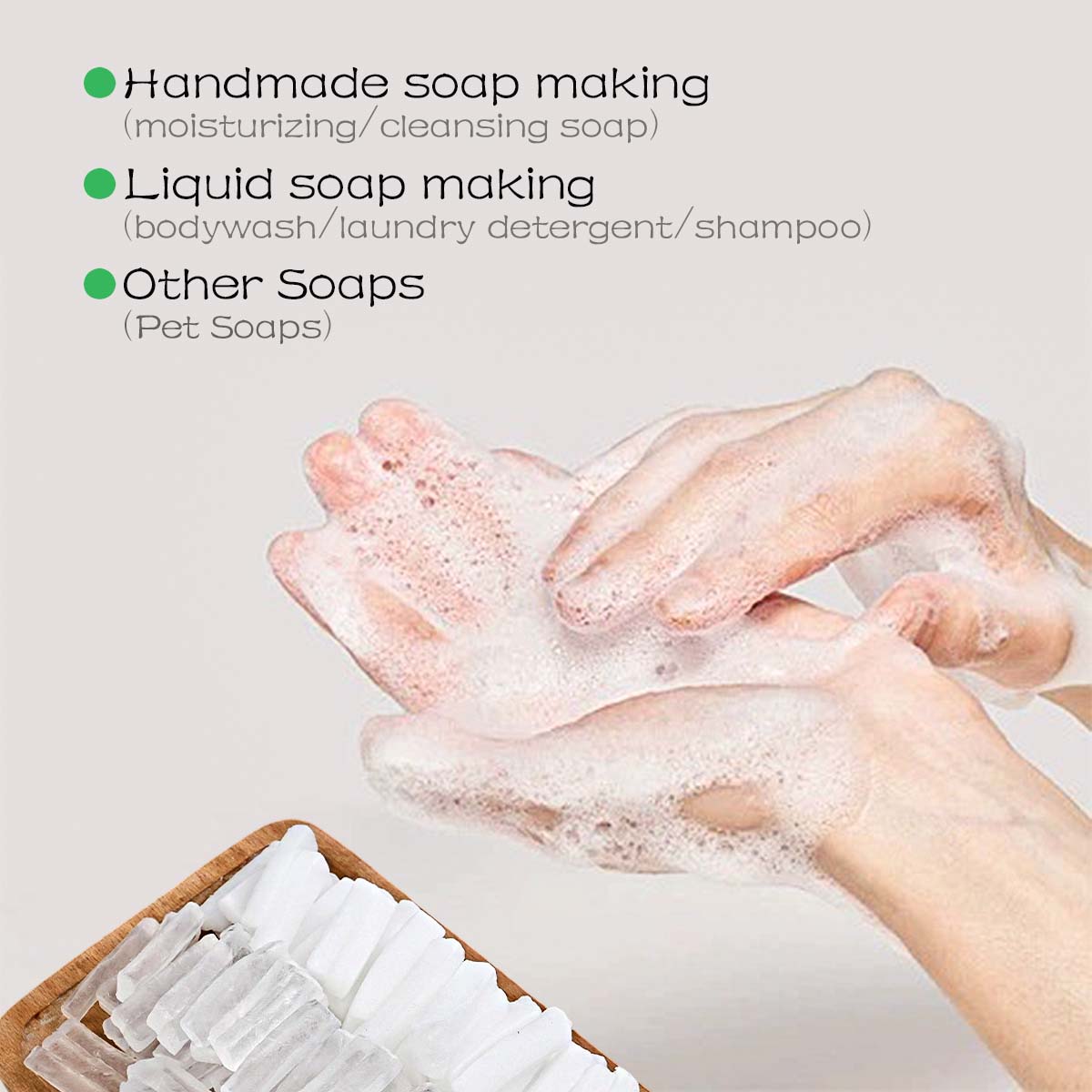 DIY バーソープベース手作り石鹸製造用品乳白色透明発泡剤高 - Soap Making Wholesale Supplies のレビューと価格