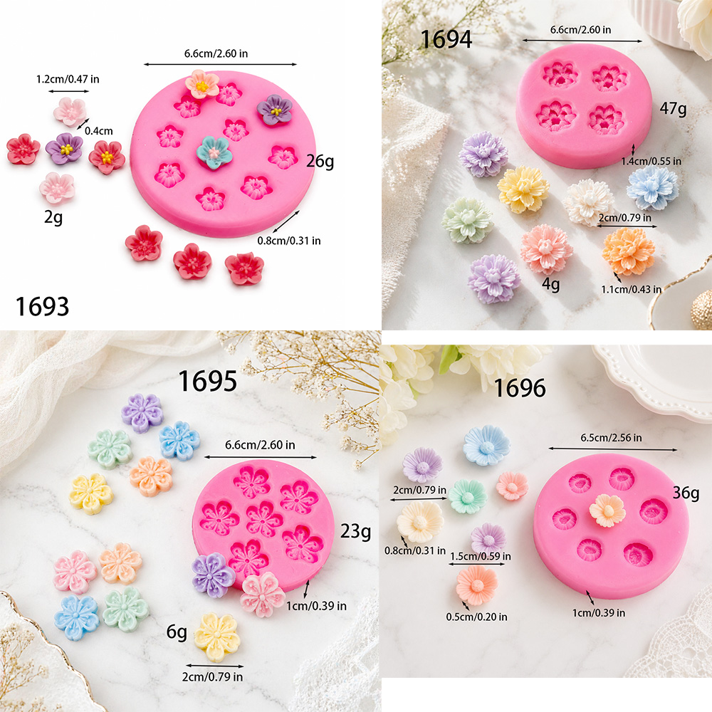 卸売花柄シリコンキャンドル型アロマ石膏樹脂型ハート型花手作り - Soap Making Wholesale Supplies のレビューと価格