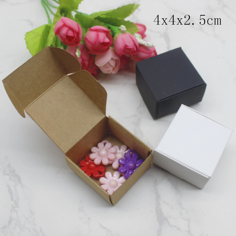 マルチサイズ 10 個正方形ホワイト/クラフト/ブラック包装 - Kraft Soap Label のレビューと価格