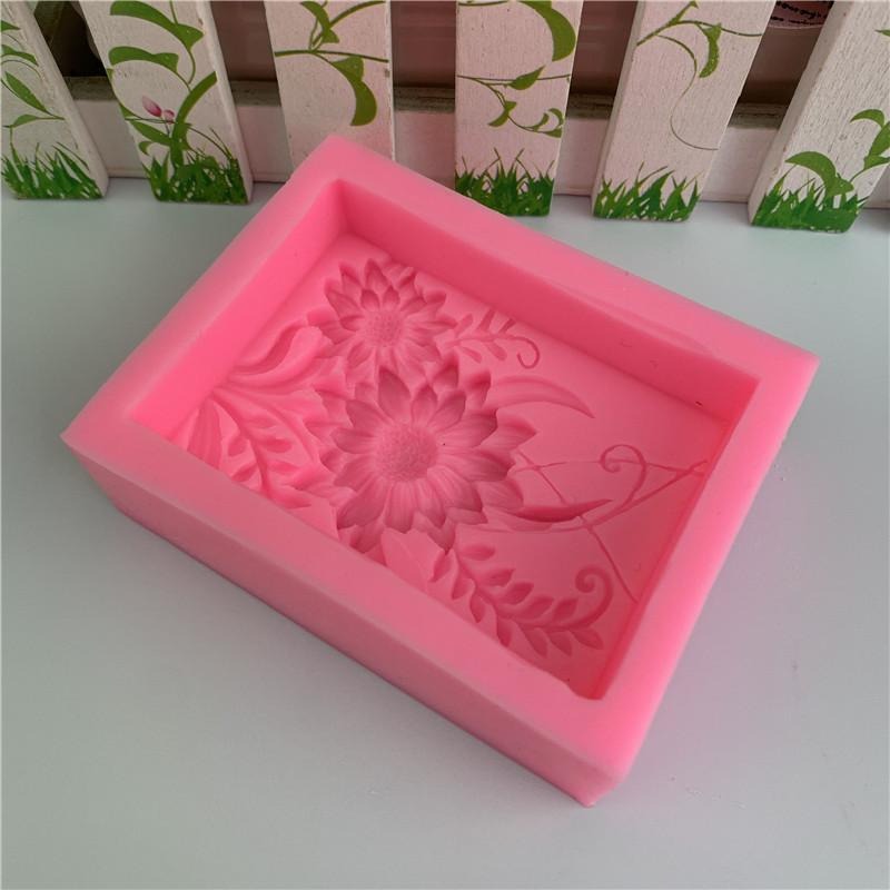 1pc 3D スクエアローズフラワーシリコーン石鹸型手作りレ - Soap Making Book For Beginners のレビューと価格