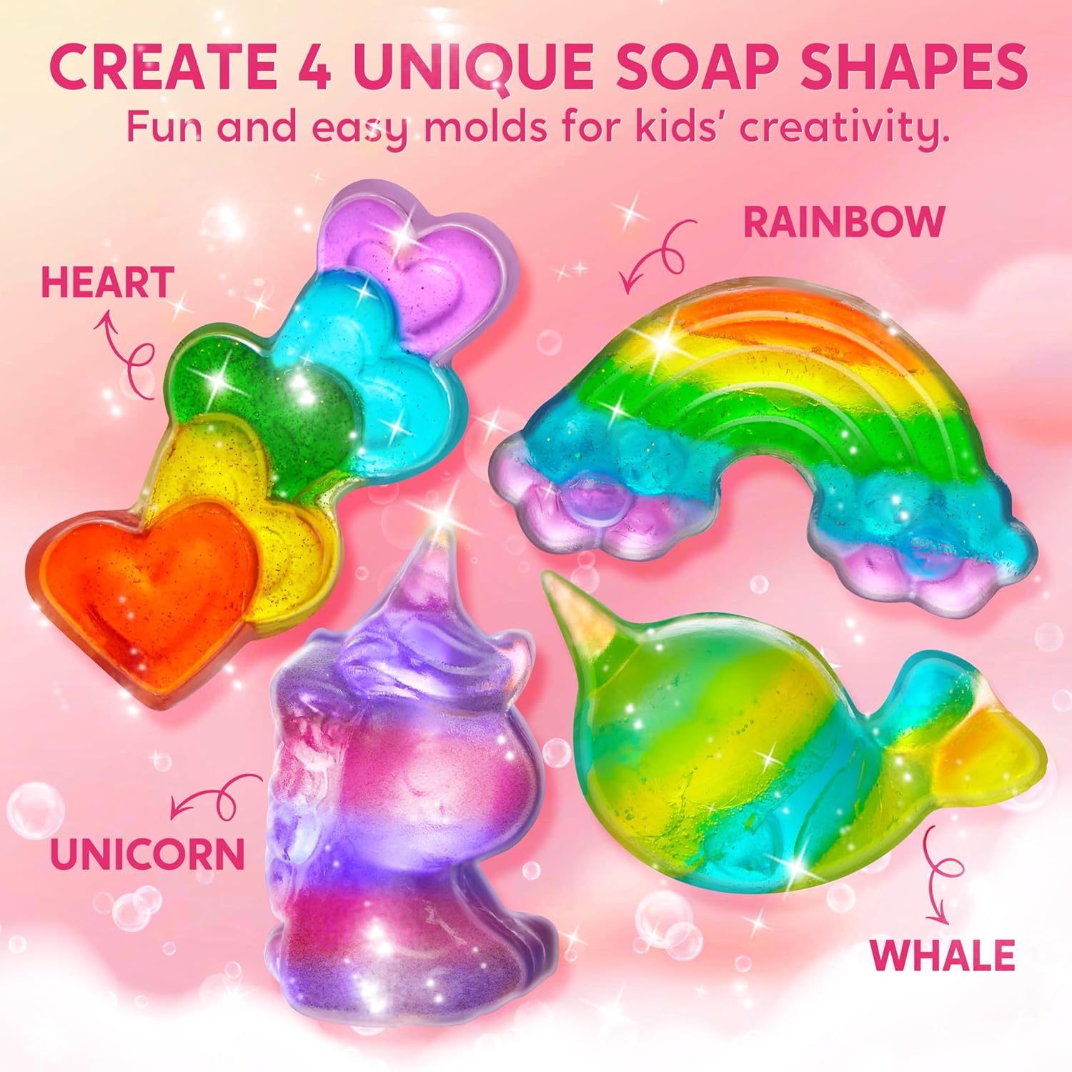 JOYFY ユニコーン石鹸作りキット 女の子向け工作 DIY - Soap Making Book For Beginners のレビューと価格