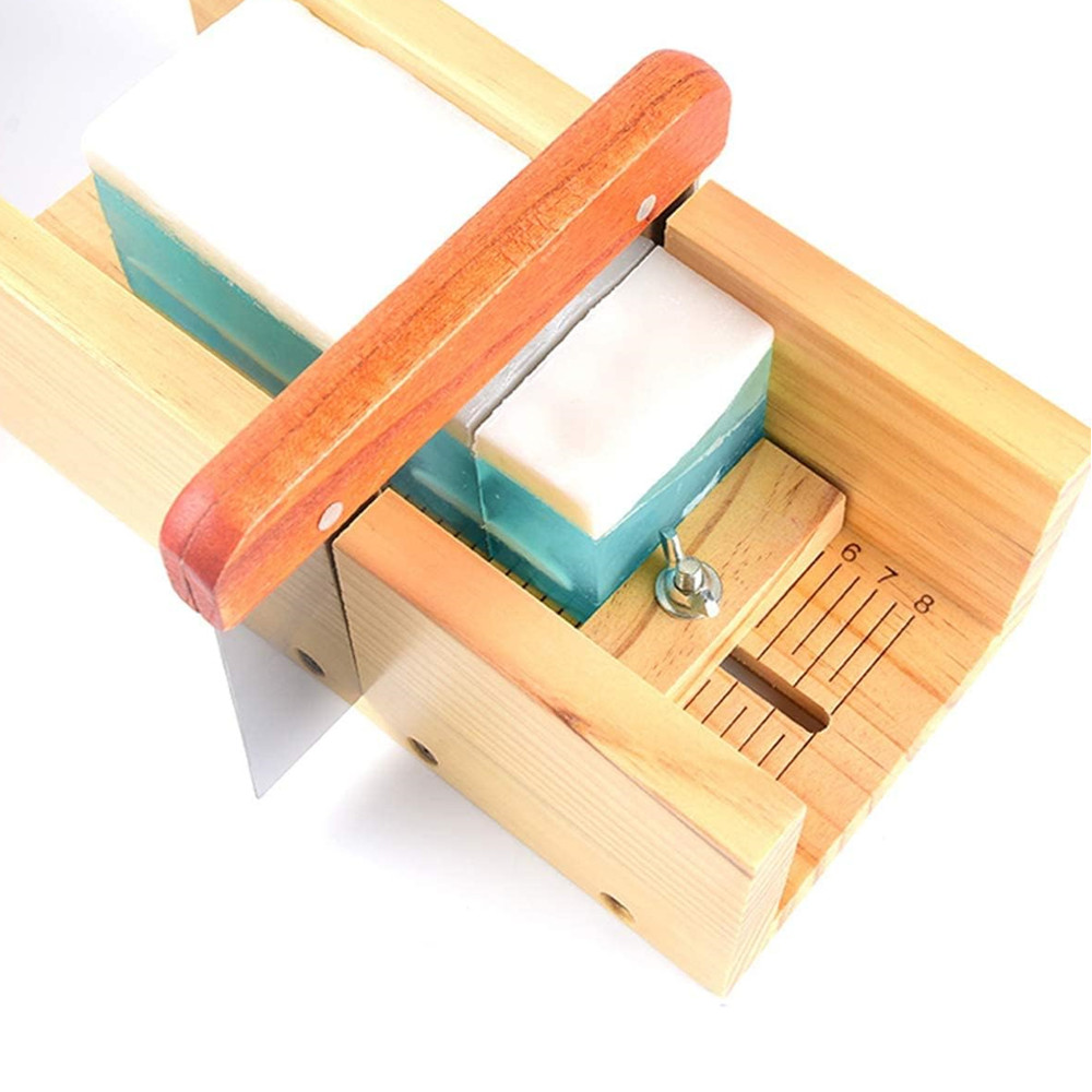 1.2Lシリコンソープモールドキット 42オンス木製シリコン - Soap Making Book For Beginners のレビューと価格